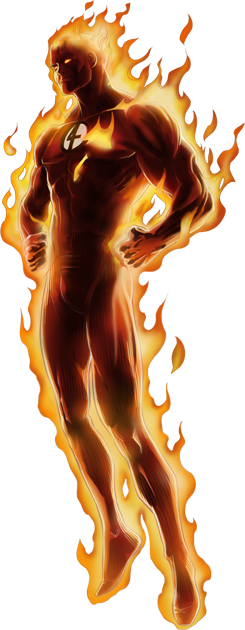The Human Torch in Marvel Her