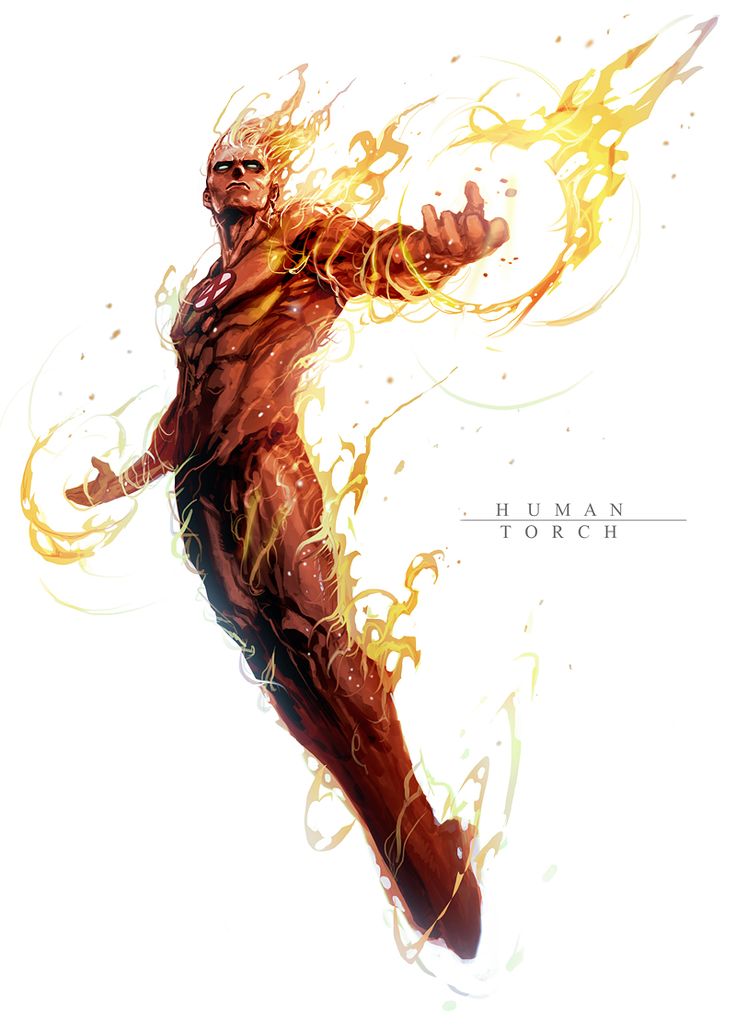 Human Torch Png File PNG Imag