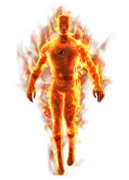 Human Torch #4 - Humantorch, Transparent background PNG HD thumbnail