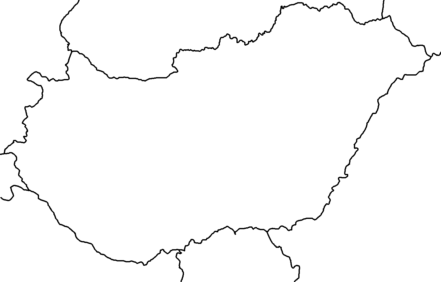 Blank Map Of Hungary.png - Hungary, Transparent background PNG HD thumbnail