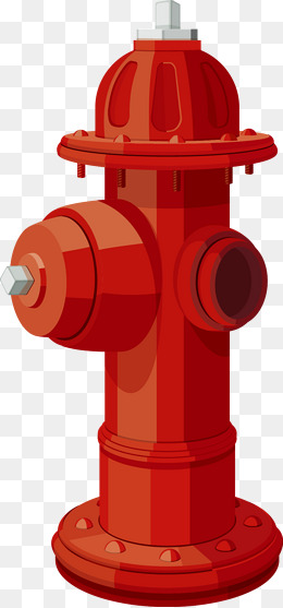 Cartoon Fire Hydrant, Cartoon, Red, Extinguishing Png Image - Hydrant, Transparent background PNG HD thumbnail