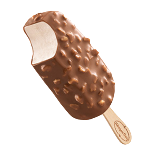 Häagen Dazs Vanilla Milk Chocolate Almond Ice Cream Bars - Ice Cream Bar, Transparent background PNG HD thumbnail