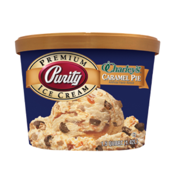 Mayfield Charleyu0027S Caramel Pie Select Ice Cream Tub - Ice Cream Tub, Transparent background PNG HD thumbnail