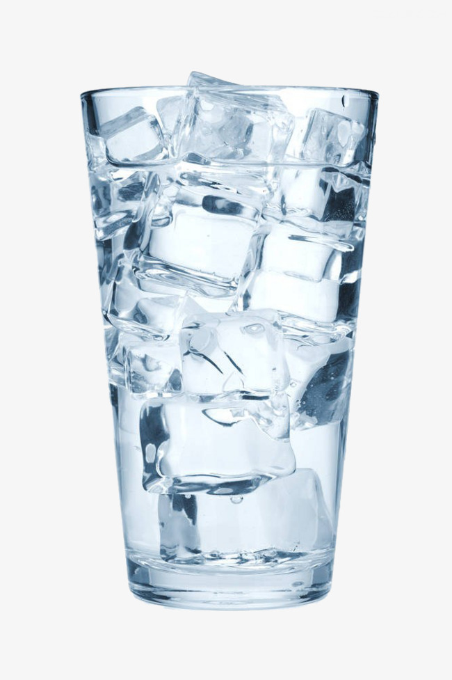 A Glass Of Ice Water, In Kind, Drink, Blue Png Image And Clipart - Ice Cubes In Glass, Transparent background PNG HD thumbnail