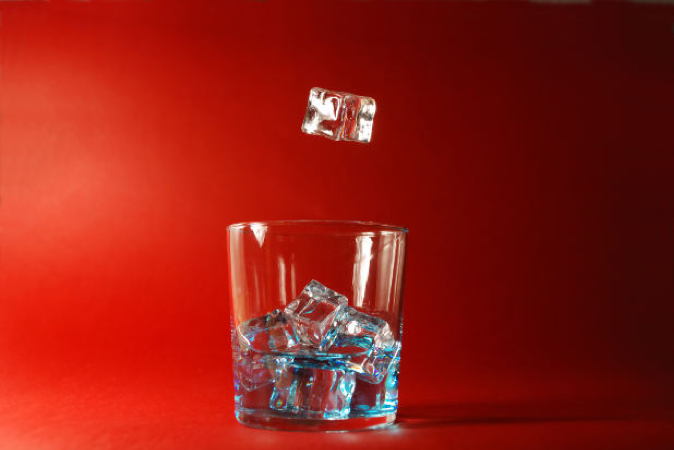 the ice in the cup, Glass, Ic