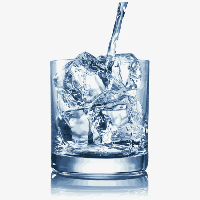 Vector cups and ice cubes, Vector Diagram, Cups, Ice Cubes PNG and Vector, Ice Cubes In Glass PNG - Free PNG