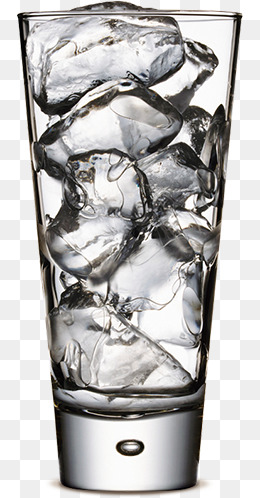 Cup Ice Cubes - Ice In Glass, Transparent background PNG HD thumbnail