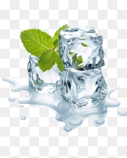 Ice Cubes And Mint Leaves, Ice, Mint Leaf, Effect Png Image - Icecube, Transparent background PNG HD thumbnail