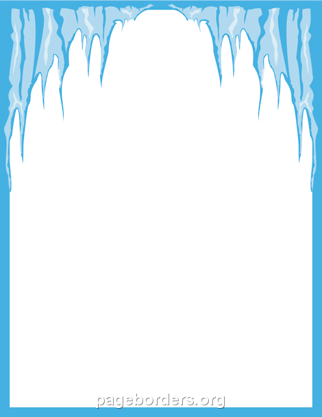 Icicles Border Clipart