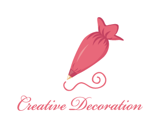 Logo Design   Creative Icing Bag Decoration - Icing Bag, Transparent background PNG HD thumbnail