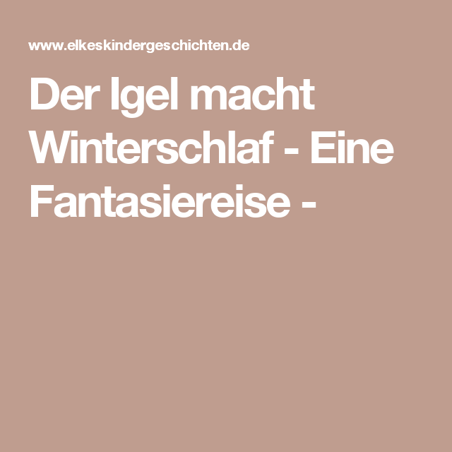 Der Igel Macht Winterschlaf   Eine Fantasiereise   - Igel Winterschlaf, Transparent background PNG HD thumbnail