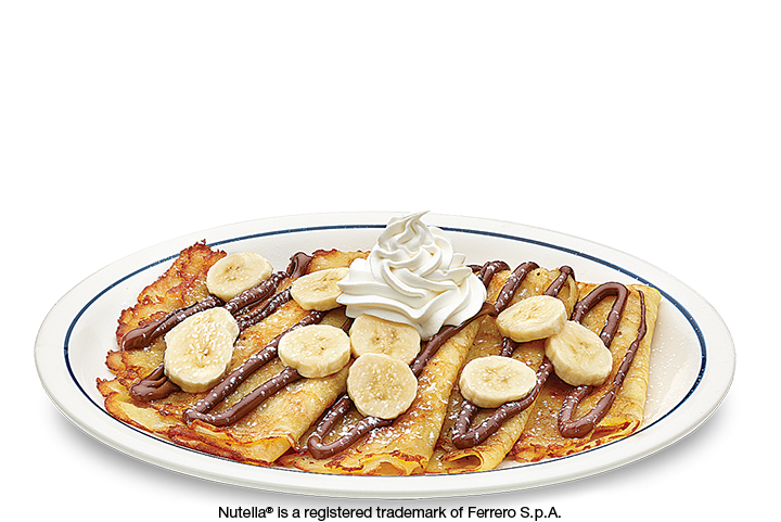 Cheeseburger Omelette Image Of Banana Crepes With Nutella - Ihop, Transparent background PNG HD thumbnail