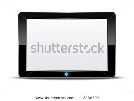 Vector Tablet Computer With Isolated Background - Imac Vector, Transparent background PNG HD thumbnail