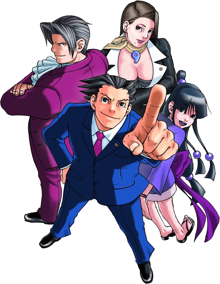 Image   Phoenixwrightheader.png | Ace Attorney Wiki | Fandom Powered By Wikia - Ace Attorney, Transparent background PNG HD thumbnail