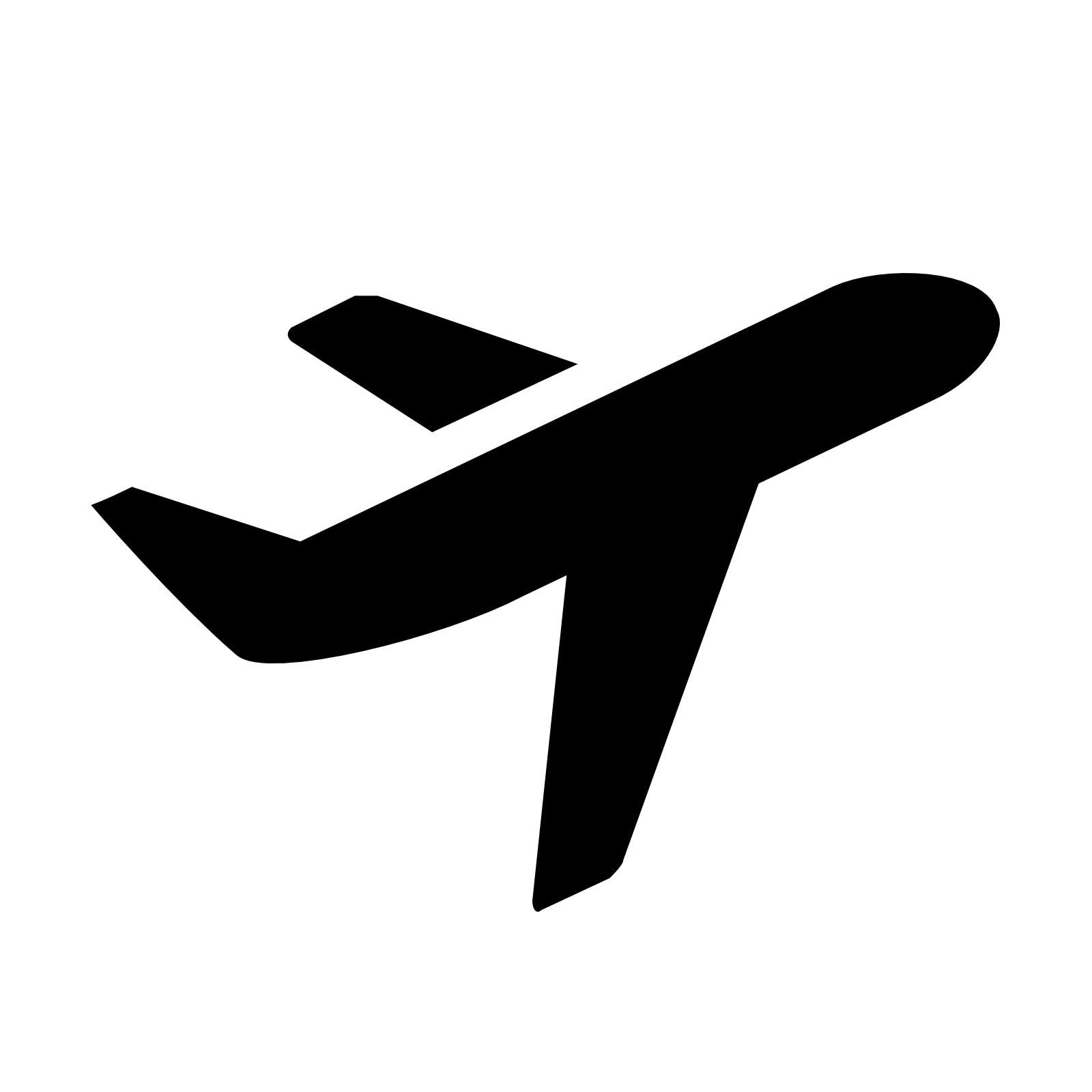 Plane in flight Transparent P