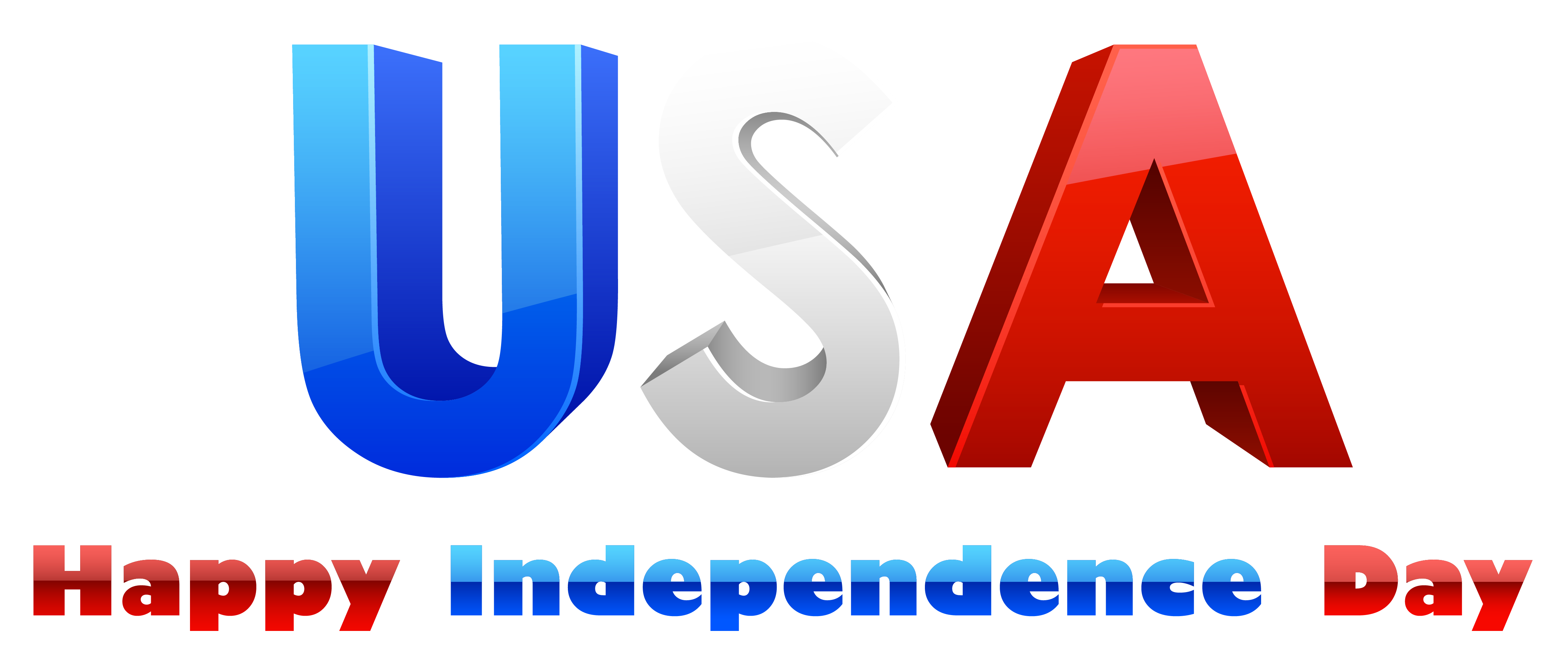 Usa Happy Independence Day Png Clipart Image #43011 - Independence Day, Transparent background PNG HD thumbnail