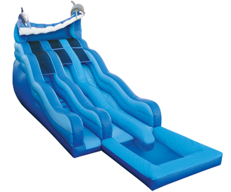 Dolphin_Rip N Dip_Waterslide.png Hdpng.com  - Inflatable Water Slide, Transparent background PNG HD thumbnail