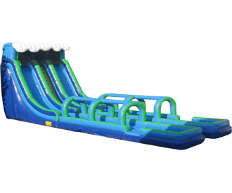 Dual_Lane_Slip N Dip_Water_Slide.png Hdpng.com  - Inflatable Water Slide, Transparent background PNG HD thumbnail