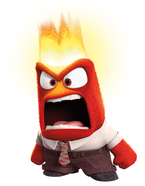 Anger Inside Out Transparent PNG Clip Art Image, Inside Out Anger PNG - Free PNG