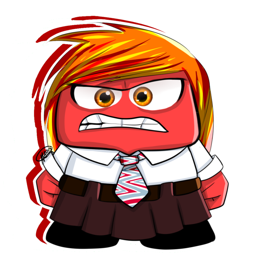 Inside Out   Anger *genderbend*! By Mewidua Hdpng.com  - Inside Out Anger, Transparent background PNG HD thumbnail