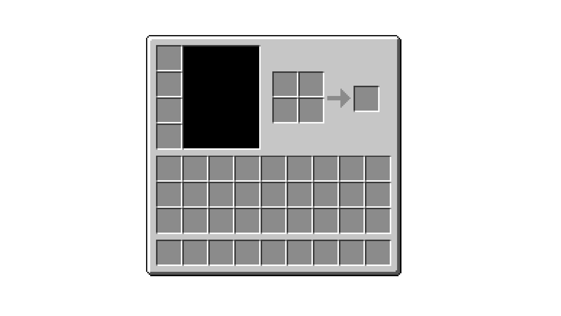 Minecraft Inventory Gui by lR