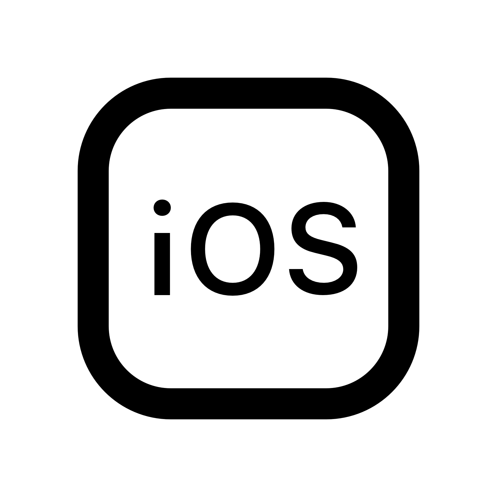 Ios Logo Icon - Ios Vector, Transparent background PNG HD thumbnail