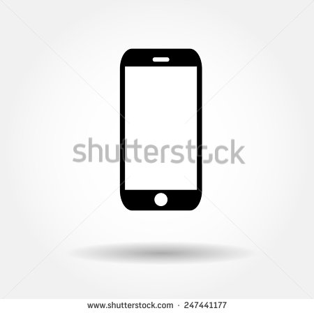 Flat Black Smartphone Icon Vector Illustration Eps10,jpg,iphon,jpeg,iphone Logo - Iphone 6s Vector, Transparent background PNG HD thumbnail