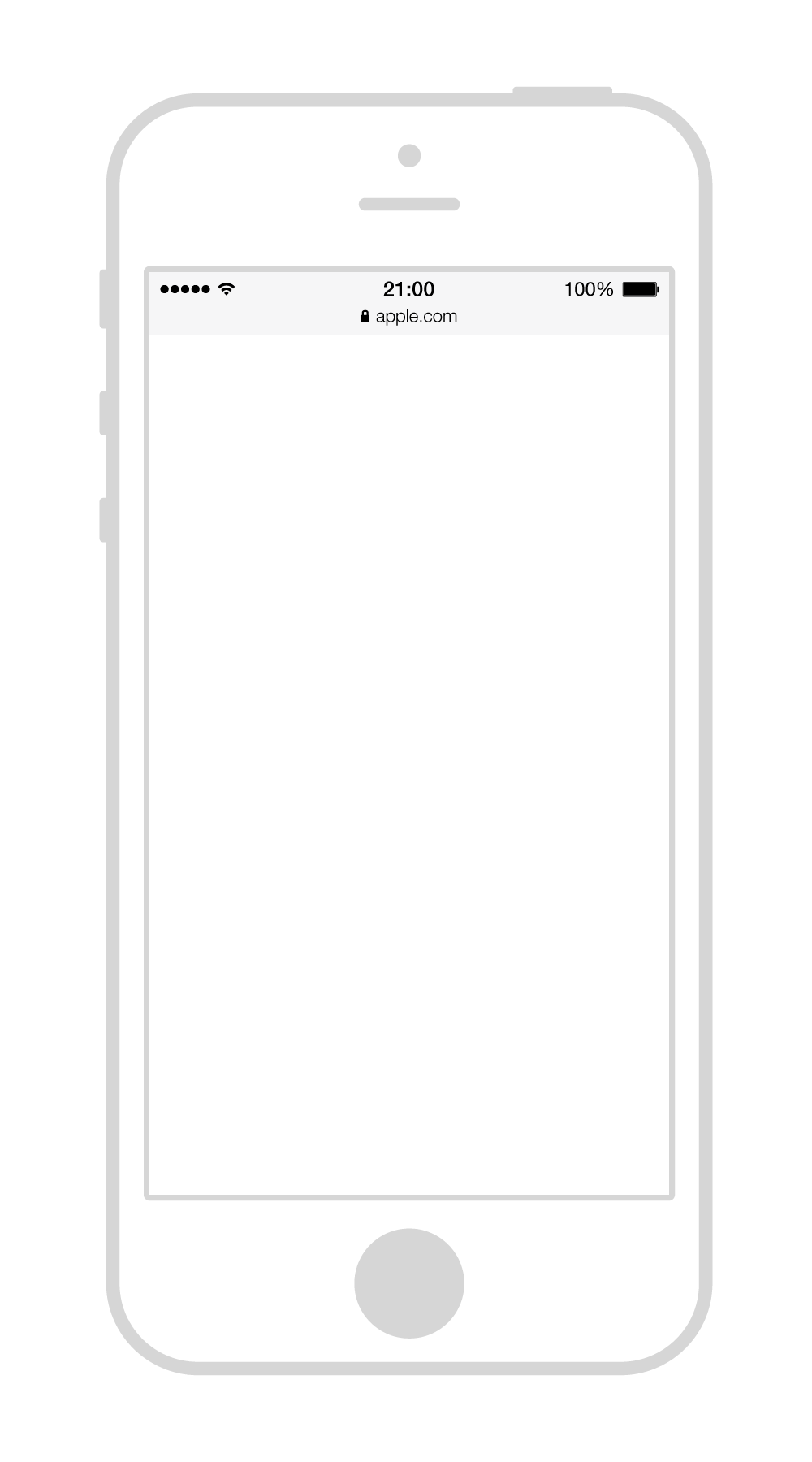 Iphone5 Wireframe - Iphone Black And White, Transparent background PNG HD thumbnail