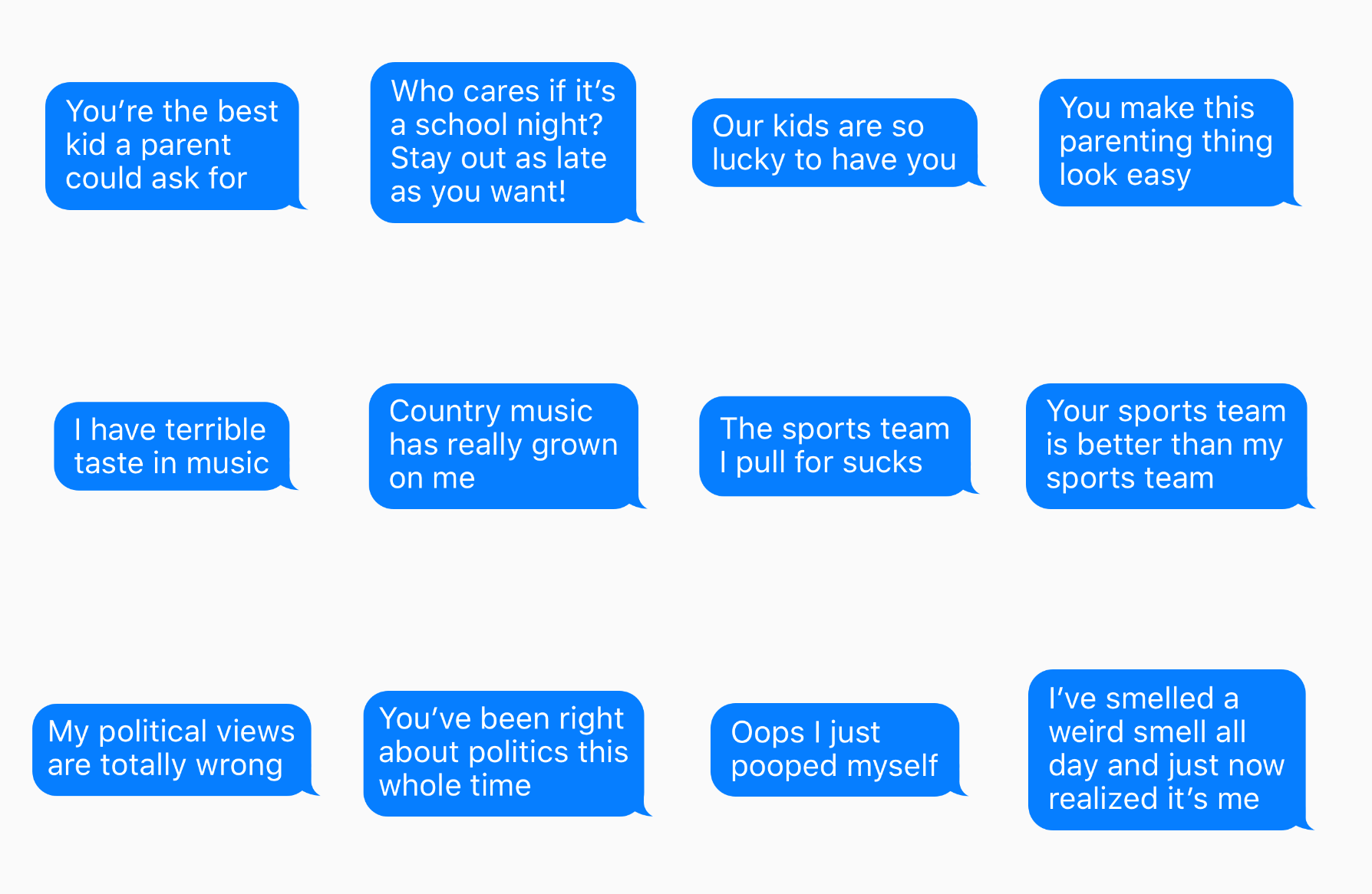 iOS 7 Messages Conversation F
