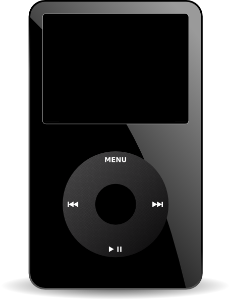 Ipod PNG Black And White-Plus