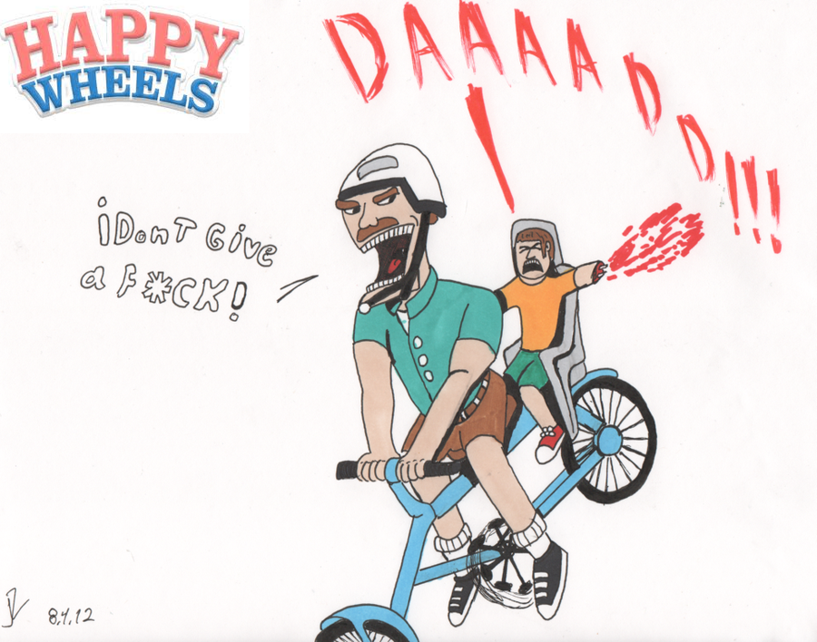 The Irresponsible Dad (Happy Wheels) By Valtheknight Hdpng.com  - Irresponsible, Transparent background PNG HD thumbnail