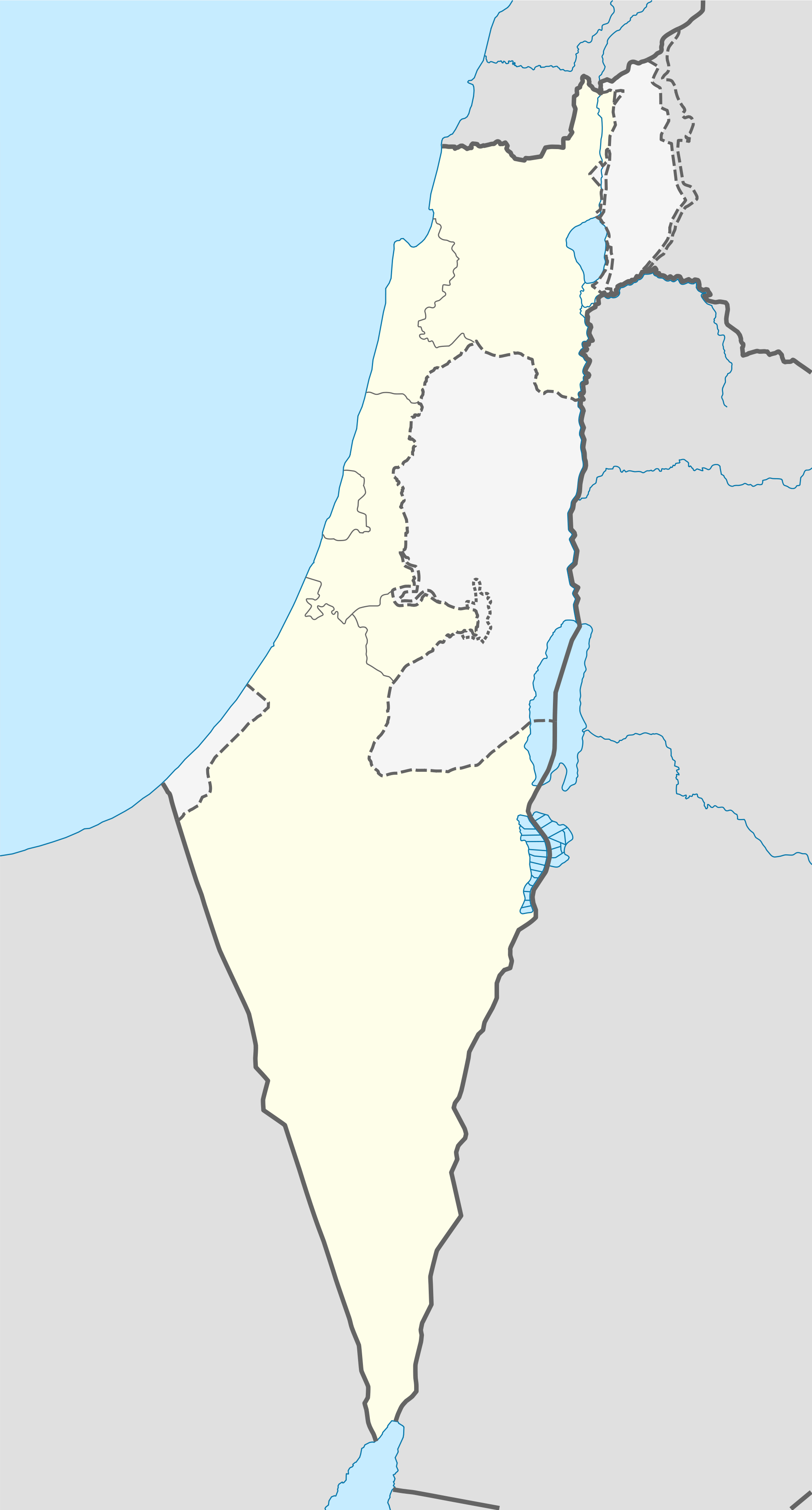 Israel Outline Map.png - Israel Map, Transparent background PNG HD thumbnail