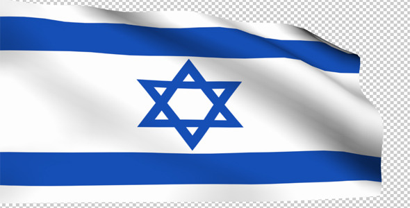 Play Preview Video - Israeli Flag, Transparent background PNG HD thumbnail