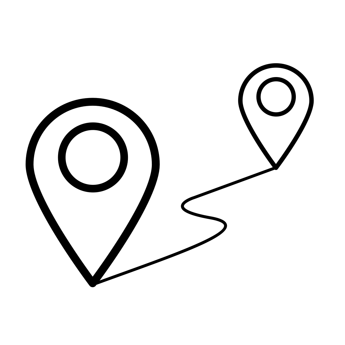 carte itinéraire emplacement