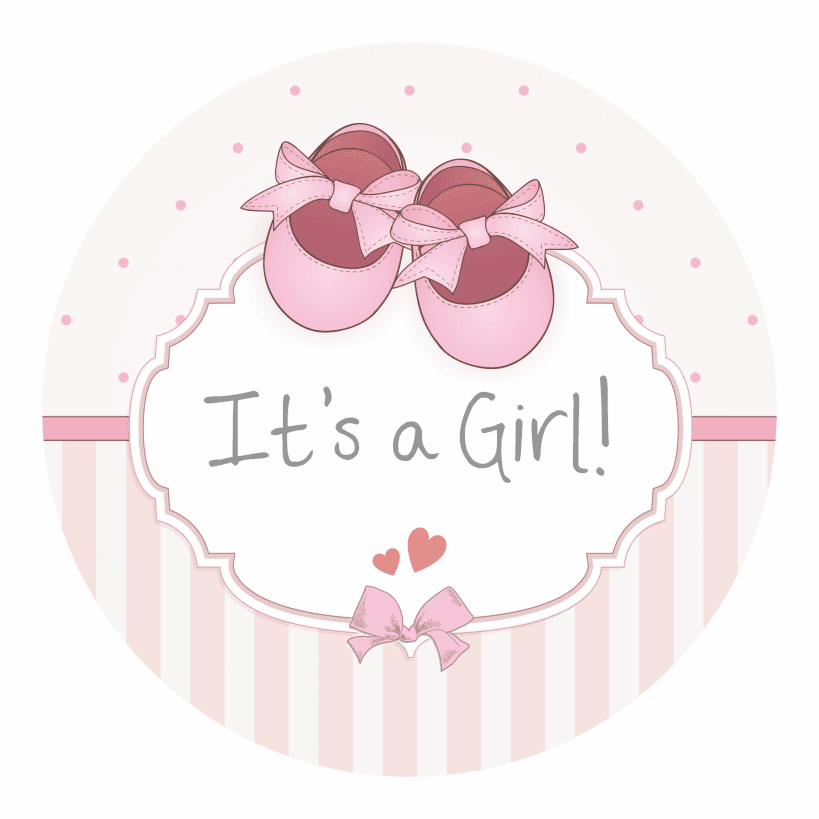 Itu0027S A Girl! Stickers - Its A Girl, Transparent background PNG HD thumbnail
