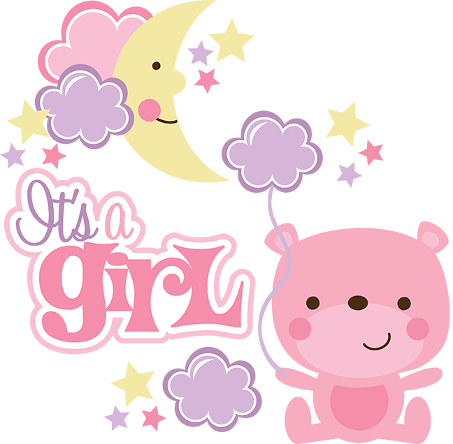 Itu0027S A Girl Svg Scrapbook Collection Baby Girl Svg Files For Scrapbooking Cardmaking Cute Svg Cuts - Its A Girl, Transparent background PNG HD thumbnail