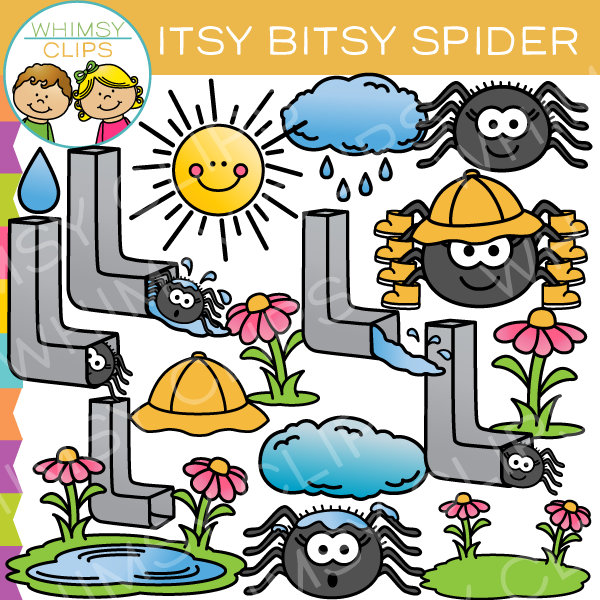 Itsy Bitsy Spider Clip Art - Itsy Bitsy Spider, Transparent background PNG HD thumbnail