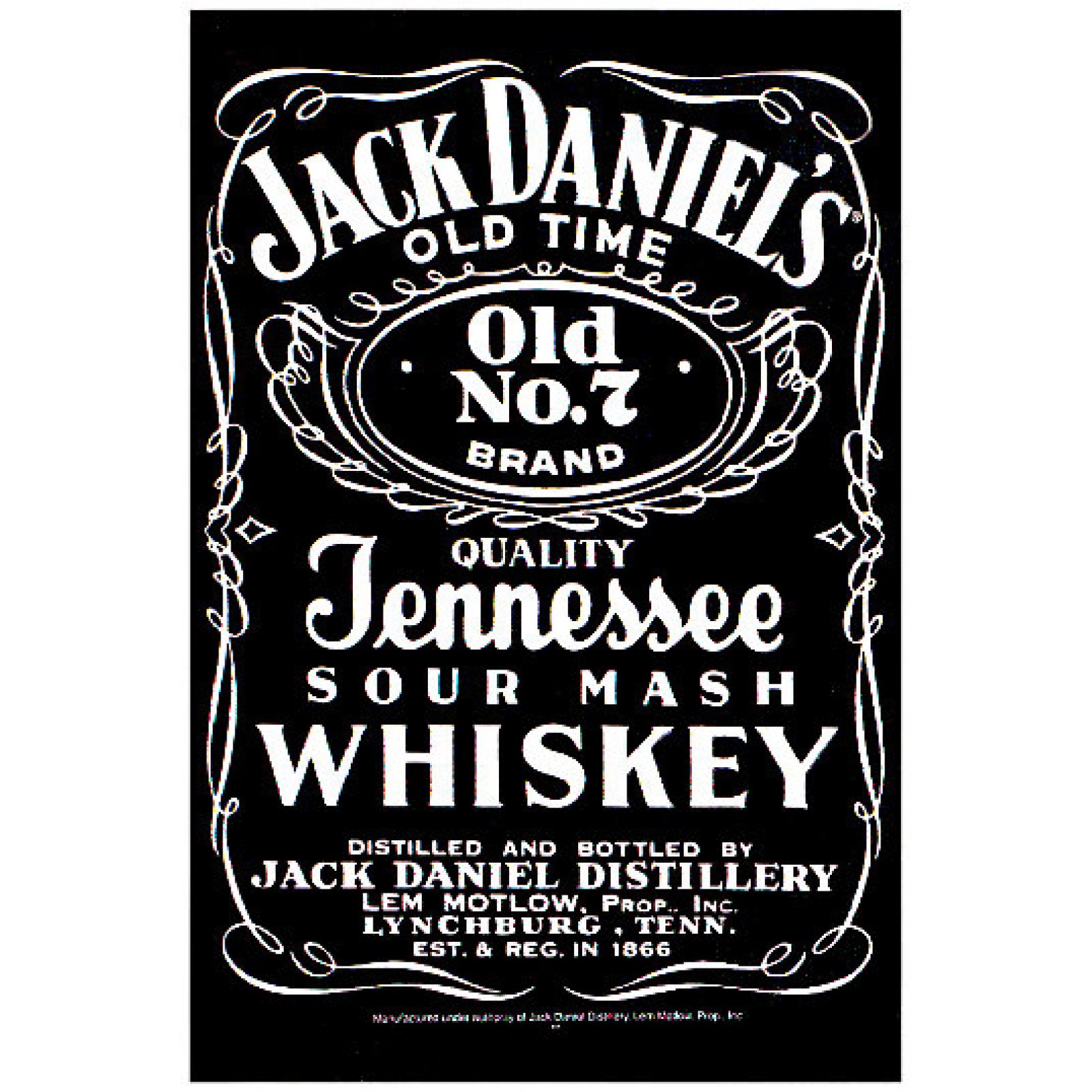Jack Daniels Invitation 6 · Blechschild Jack Daniels Black Label - Jack Daniels Vector, Transparent background PNG HD thumbnail