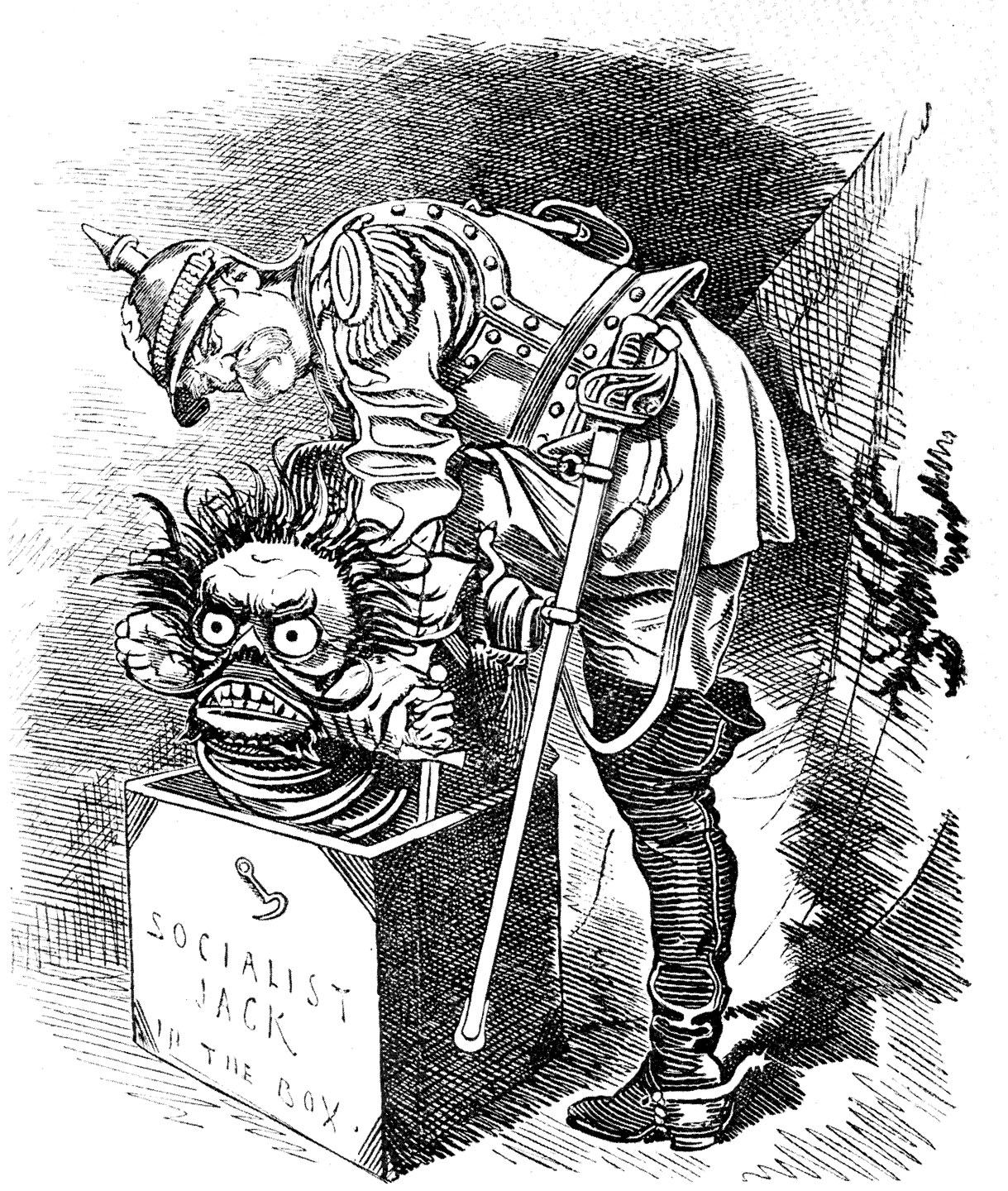 File:punch 1878   Socialist Jack In The Box.png - Jack In The Box Black And White, Transparent background PNG HD thumbnail