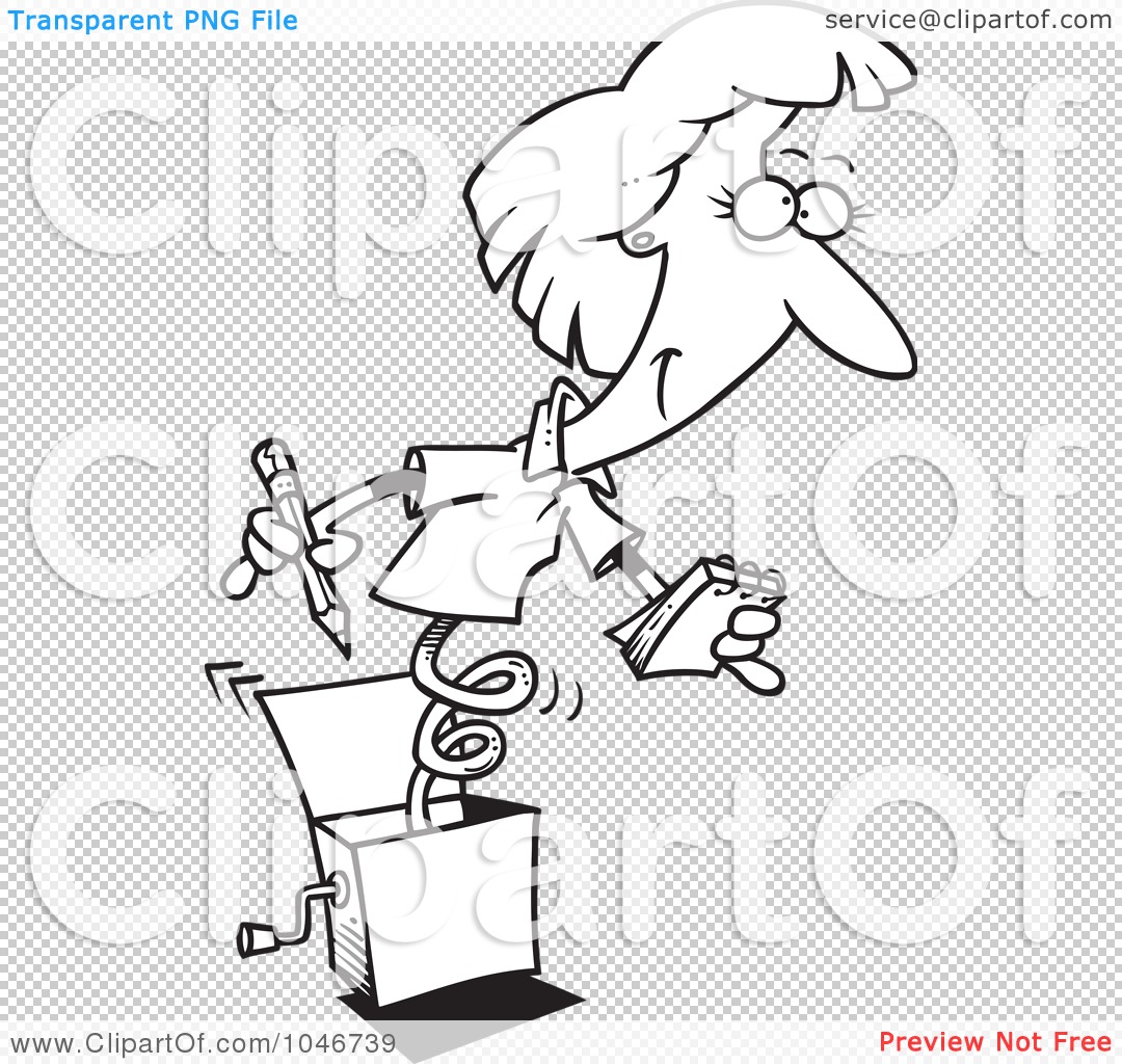 Png File Has A Hdpng.com  - Jack In The Box Black And White, Transparent background PNG HD thumbnail