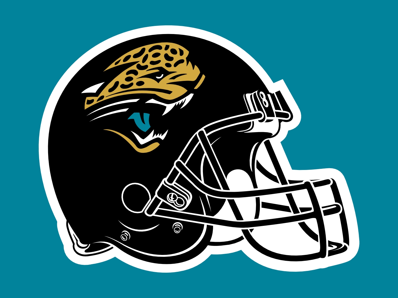 Pin Helmet Clipart Jacksonville Jaguars #3 - Jacksonville Jaguars Vector, Transparent background PNG HD thumbnail