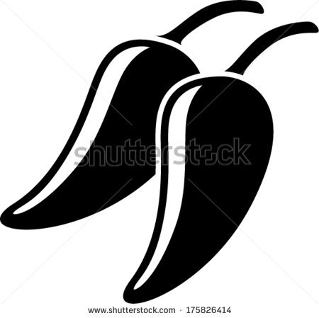 Jalapeno Peppers Symbol - Jalapeno Black And White, Transparent background PNG HD thumbnail