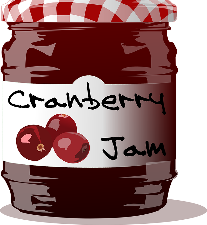 Cranberry, Jam, Jelly, Food, Fruit, Sweet, Homemade   Free Png - Jam Jar, Transparent background PNG HD thumbnail