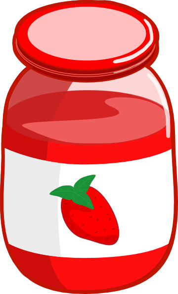 Strawberry Jam Clip Art   Free Png Jam - Jam Jar, Transparent background PNG HD thumbnail