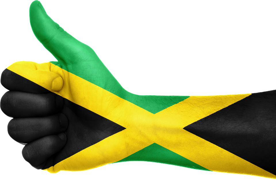 Jamaica, Flag, Hand, National, Fingers - Jamaica, Transparent background PNG HD thumbnail