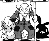 Janitor Geoff In Pokémon Adventures - Janitor Black And White, Transparent background PNG HD thumbnail