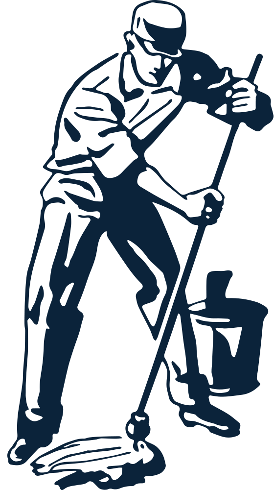 Proud Seattle Janitor - Janitor Black And White, Transparent background PNG HD thumbnail