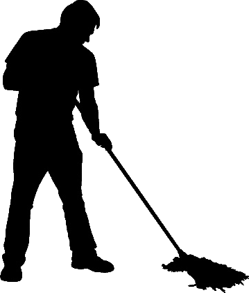 So I Applied For A Job As A Night Shift Janitor. Turns Out, It Was For A Janitorial Position In The Engineering Building Of The Same University I Went To. - Janitor Black And White, Transparent background PNG HD thumbnail