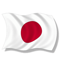 National Flag of Japan with f