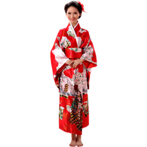 Japanese Traditional Kimono_Tubed_By_Thafs.png - Japanese Kimono, Transparent background PNG HD thumbnail